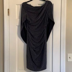 Navy and Silver Dress